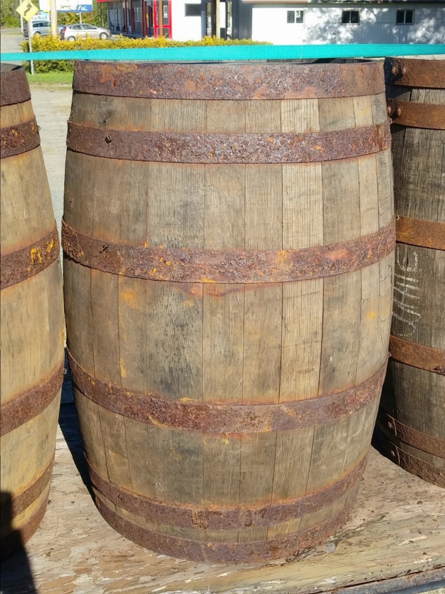 Anciens barils à whisky, tonneaux  3