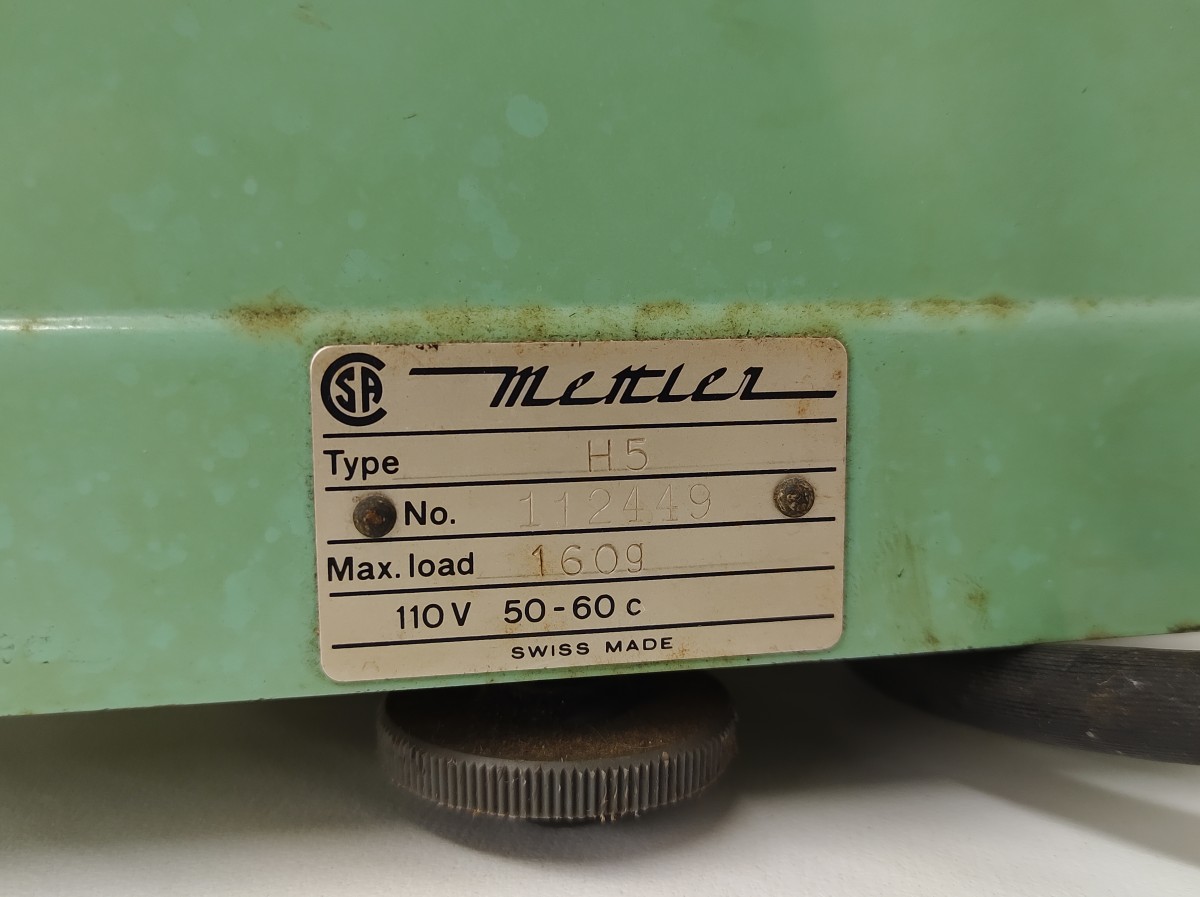 Mettler type h5 scale 4