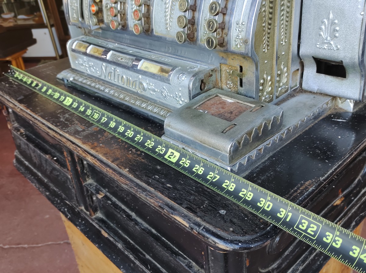 Antique National cash register  8