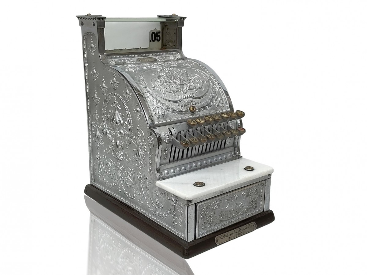 Jolie petite caisse enregistreuse National # 313, cash register  1