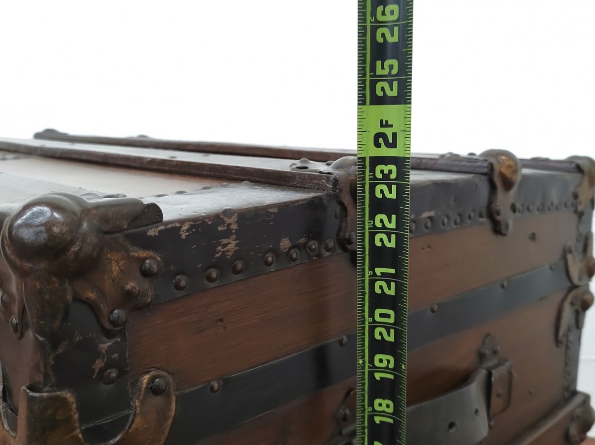 Malle de voyage, coffre, valise restaurée  5