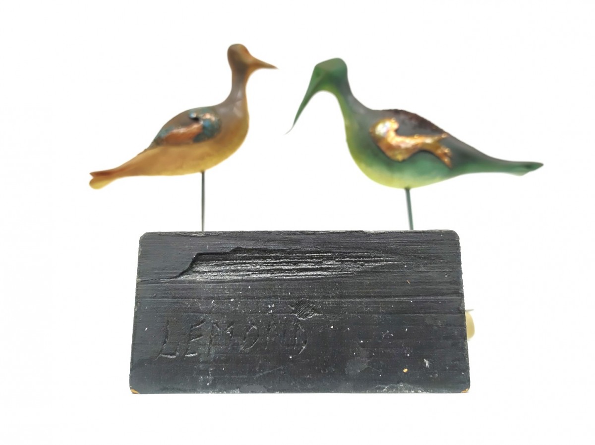Oiseaux décoratifs, sculptures art populaire, oiseau du centre signé L. Émond ( vendu ) 3 Oiseaux décoratifs, sculptures art populaire, oiseau du centre signé L. Émond ( vendu ) 3