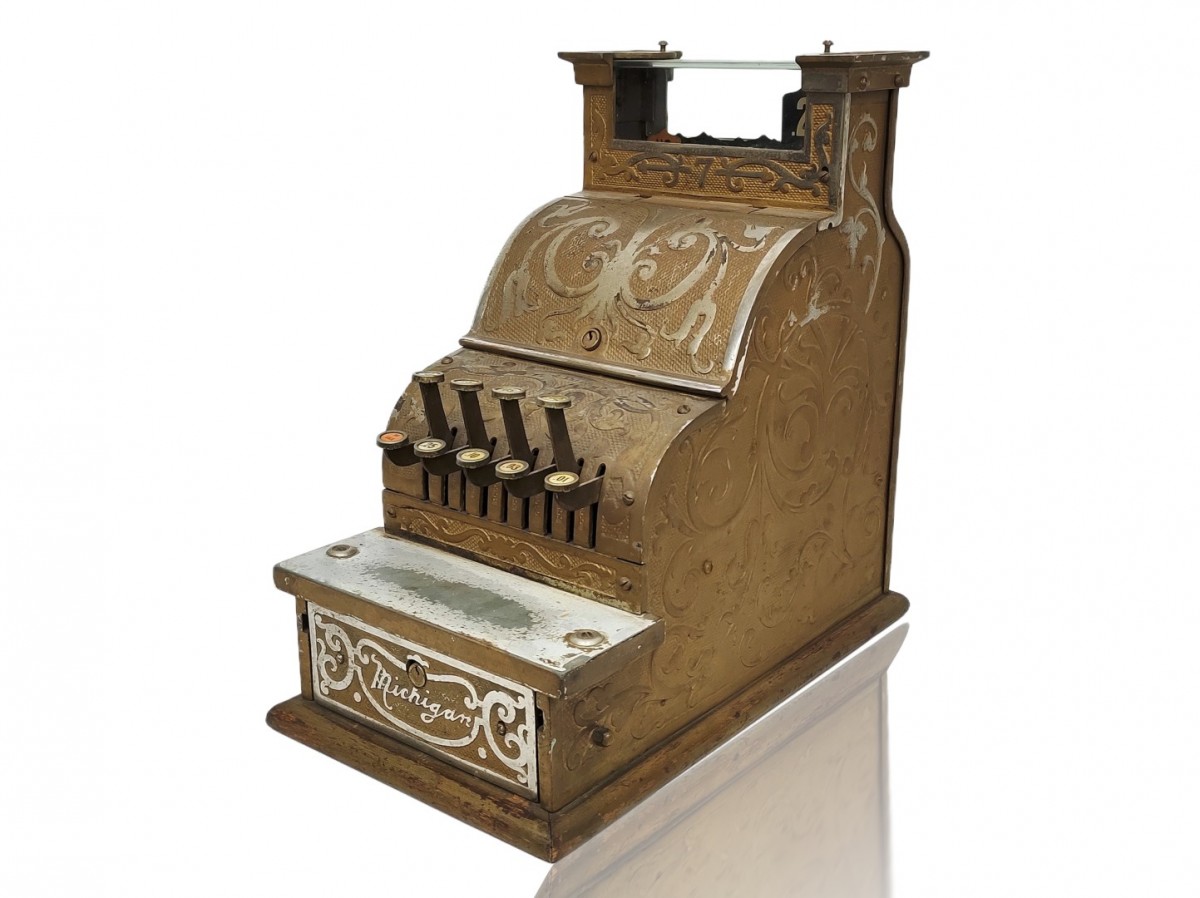 Petite caisse enregistreuse Michigan, cash register machine  1