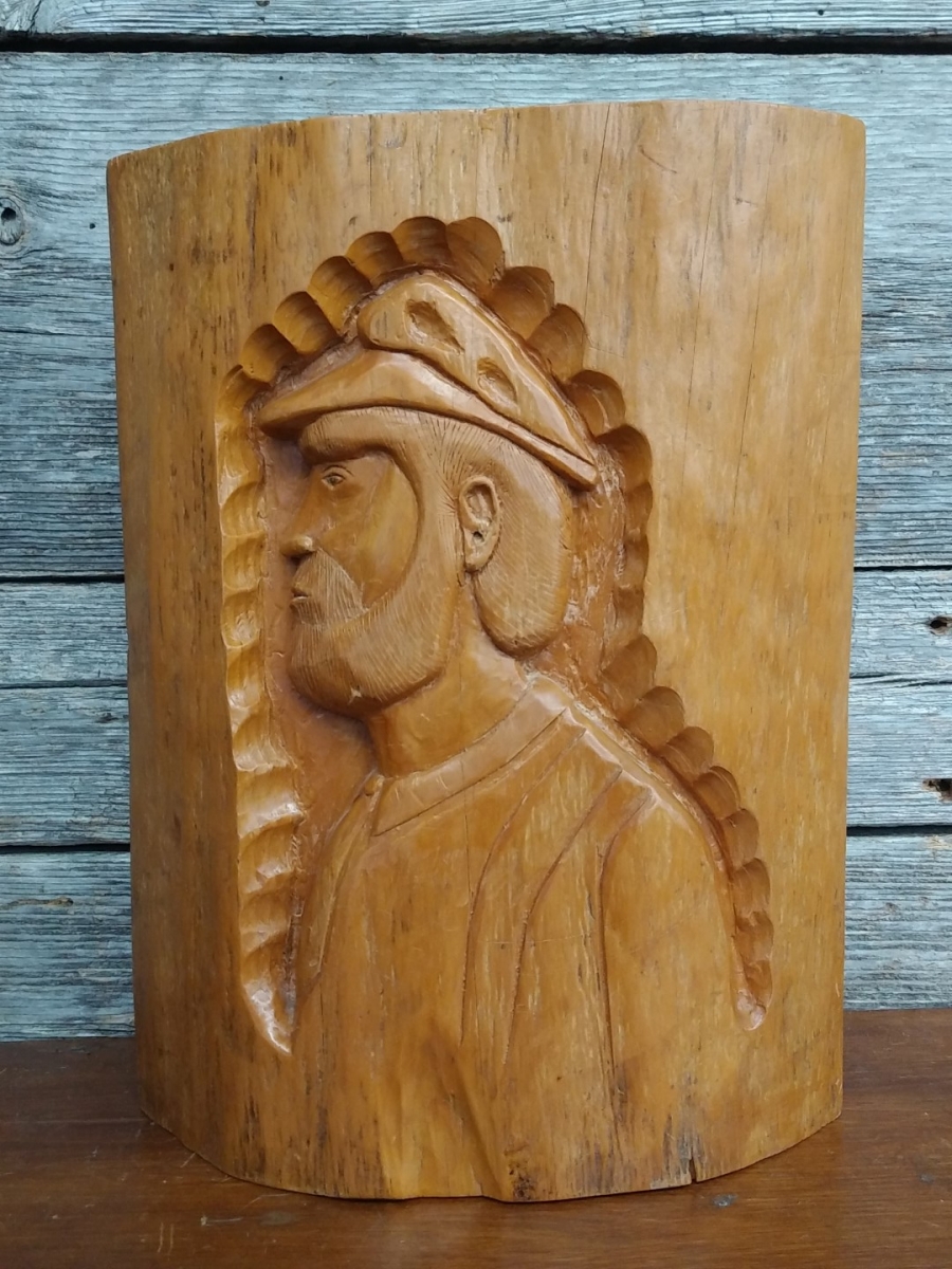 Low relief carving, folk art sculpture