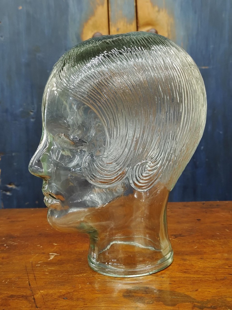 Retro mannequin glass head 3