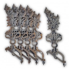 Fers ornementaux de galerie, balcon, balustres,ornements
