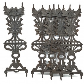 Fers ornementaux de galerie, balcon, balustres,ornements