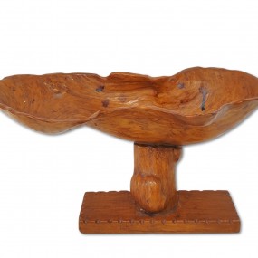 #53537 - 140$ Wooden carved burl bowl 