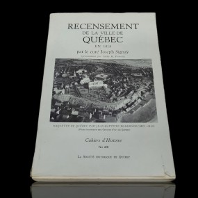 #57103 - 15$ Livre, Récensement de la ville de Québec 