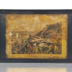 #57322 - 25$ Cabaret illustrant le vieux Québec 