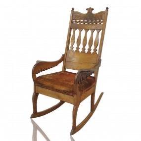 #57761 -  Beau fauteuil berçant, cahise berçante 