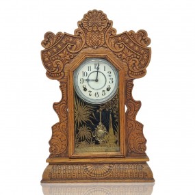 #57732 -  Horloge pain-d'épice, cadran repeint 