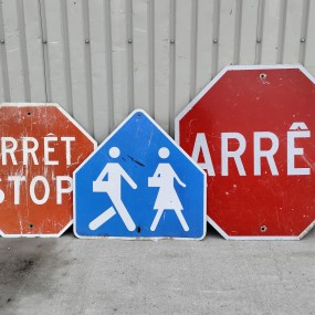#57863 - 25$ ch. Pancartes routières, affiche, enseigne 