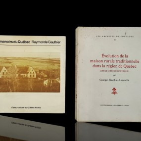 #58057 -  Livres, Manoirs du Québec et Évolution de la maison traditionnelle 
