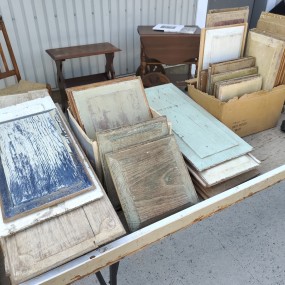#58218 - 12$ à 25 ch. Lot of antique doors panels 