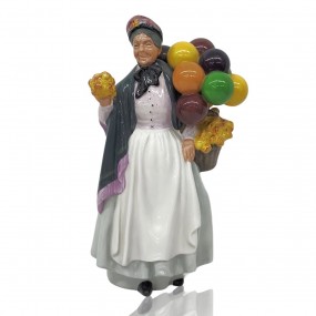#58316 - 90$ Figurine de porcelaine Royal Doulton, Biddy Pennyfarthing, statuette 