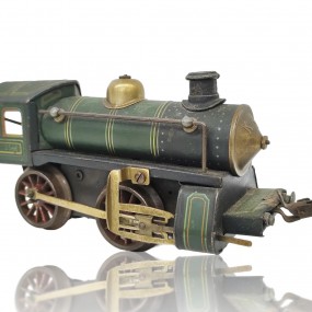 #58340 - 110$ Petite locomotive en métal, jouet 