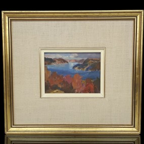 #58353 -  Huile sur masonite signée Helmut Gransow, tableau, peinture 