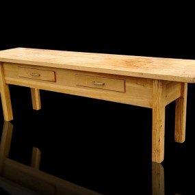 #58342 - 485$ Grande table de 8 pieds de long, 2 tiroirs 