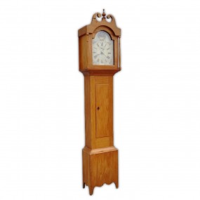 #58455 -  Nice grand father Twiss brother clock form Montreal 
