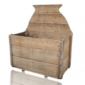 #58432 - 185$ Antique fire wood box 