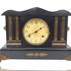#58380 - 115$ Fire mantel clock
