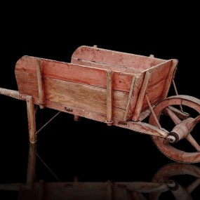 #58459 -  Nice antique wheelbarrow 