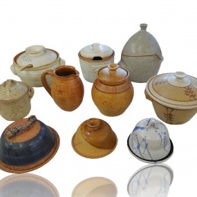 #58368 - 25$ ch. Ceramic pottery  ( 2 items sold