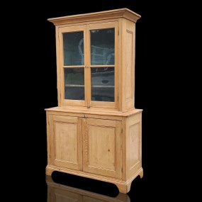 #58477 -  Nice antique pine dish dresser