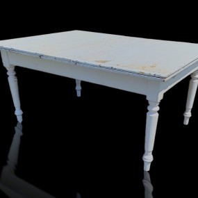 Antique green farm table. Perfect for the kitchen, butterfly table