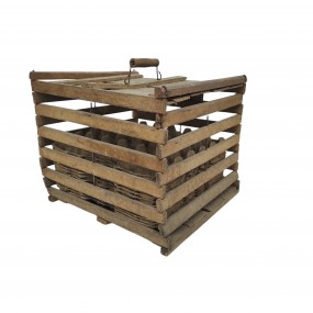 #58553 - 25$ Boîte à œufs en bois. Rangement vintage. Décor rustique.