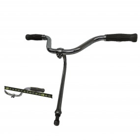 #58575 - 25$ Vintage chrome handlebars. Unique design. Retro garage decor.