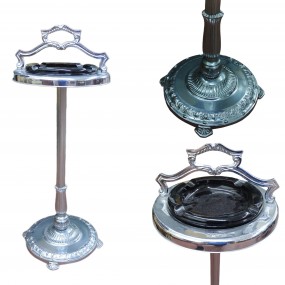 #58581 -  Chrome standing ashtray. Classic style. Elegant lounge.