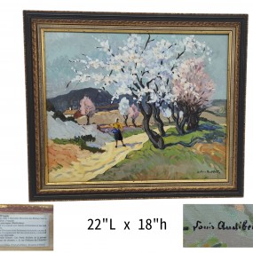 #58669 - 185$ Tableau, signé Louis Audibert