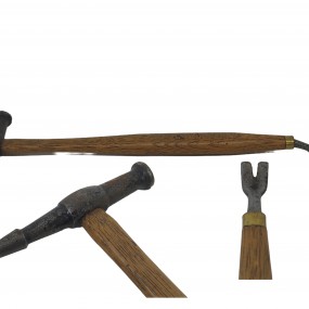 #58636 -  Antique woodworking tools hammer