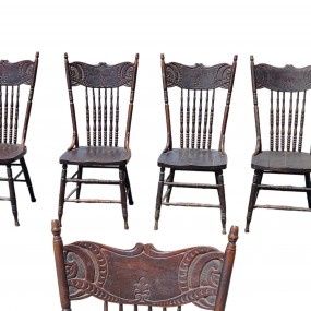 #58645 - 85$ch. 4 pressback chairs