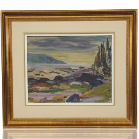 #58743 - 3200$ Magnifique huile sur masonite signée René Richard (16'' x 20''), tableau, peinture