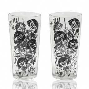 #58781 - 15$ ch. The Beatles glass, dishes 