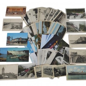 #58817 -  Vintage collectible postal cards, Quebec and others