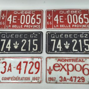 #59027 -  Vintage license plates 