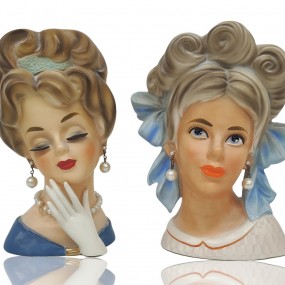 #59109 - 85$ ch. Lady head vase