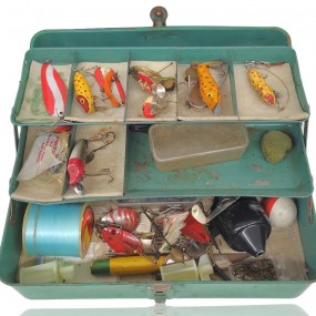 #59074 -  Little fishing metal box 