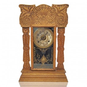 #59077 -  Antique ginger bread clock 