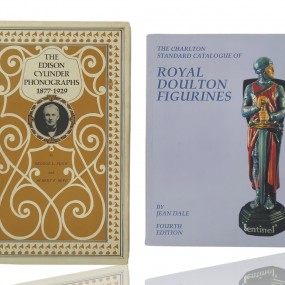 #59275 -  Books (The Edison cylinder phonograph Sold) et Royal Doulton figurines 