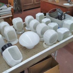 #59270 - 30$ ch. Vintage lamps shades