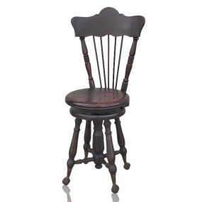 #59298 -  Antique piano stool 