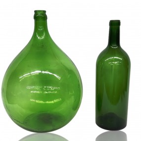#59342 - 55$ et 45$ Vintage demi john bottles 