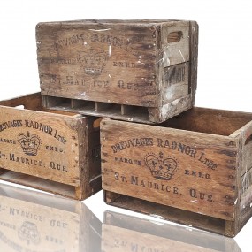 #59415 - 45$ ch. Radnor liquor antique boxes