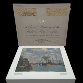 #59443 -  Historical painting of the Hudson's bay compagny box set