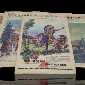 #59559 -  Lot of vintage La presse newspapers